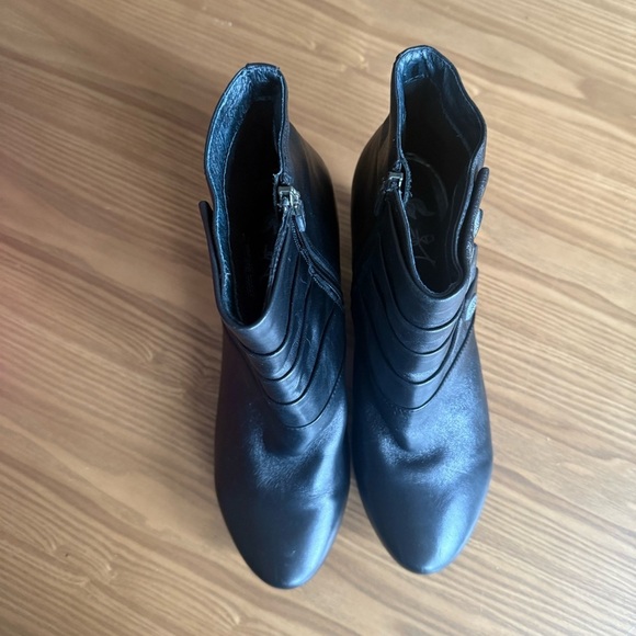 Dansko Baker Black Leather Ankle Boots Size 39 - Picture 6 of 6
